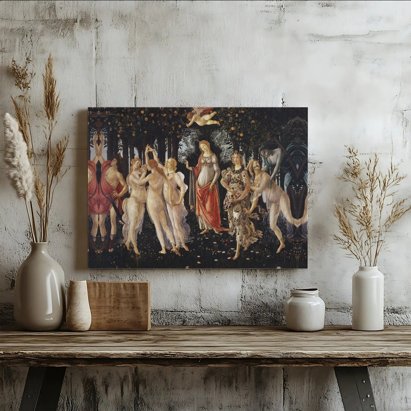 Sandro Botticelli Primavera Canvas Print | Renaissance Fine Art Wall Decor | Premium Gallery Wrapped Canvas | Elegant Gift for Art Historians