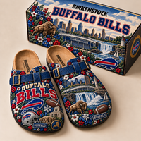 Buffalo Gameday Bloom Clogs
