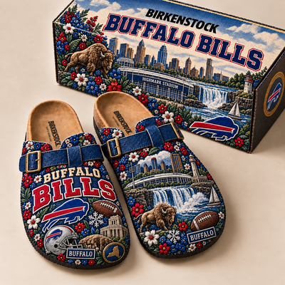 Buffalo Gameday Bloom Clogs