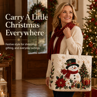 Christmas Quilted Tote Bag