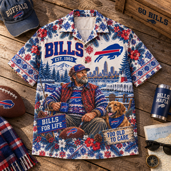 Buffalo For Life Hawaiian Shirt