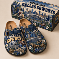 Dallas Gameday Bloom Clogs