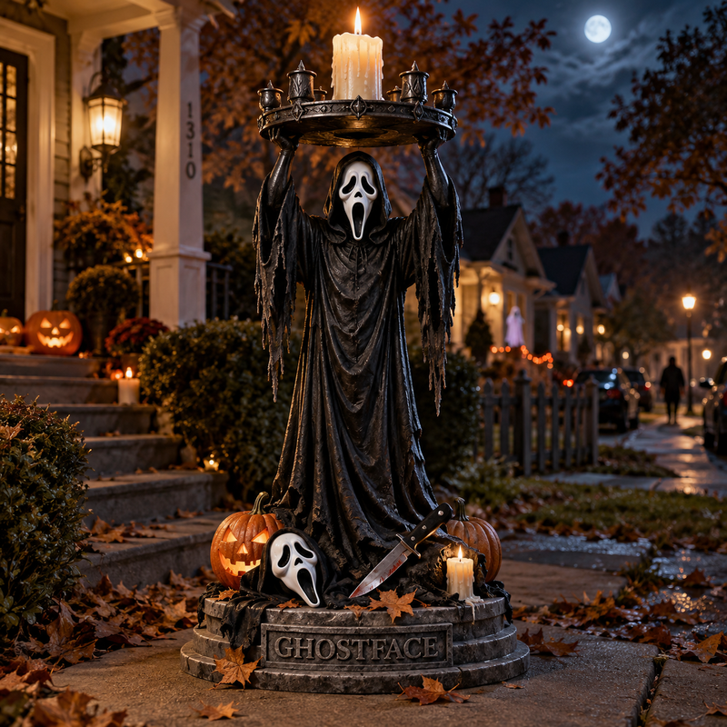 Hooded Caller Candle Holder