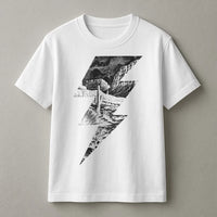 Desert Lightning T-Shirt | Western Cactus Graphic Print | 100% Soft Cotton Tee | Boho Rodeo Style Gift for Her