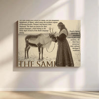 Sami People Canvas Print | Indigenous Culture Documentary Art | Premium Gallery Wrap Wall Decor | Educational Historical Gift for History Lovers