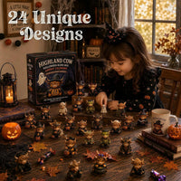 Highland Cow Halloween Countdown Calendar