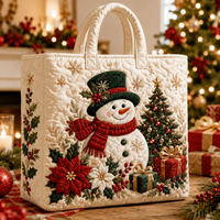 Christmas Quilted Tote Bag