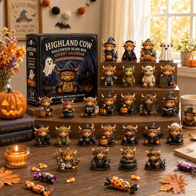 Highland Cow Halloween Countdown Calendar