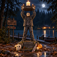 Crystal Lake Candle Holder