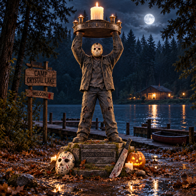 Crystal Lake Candle Holder