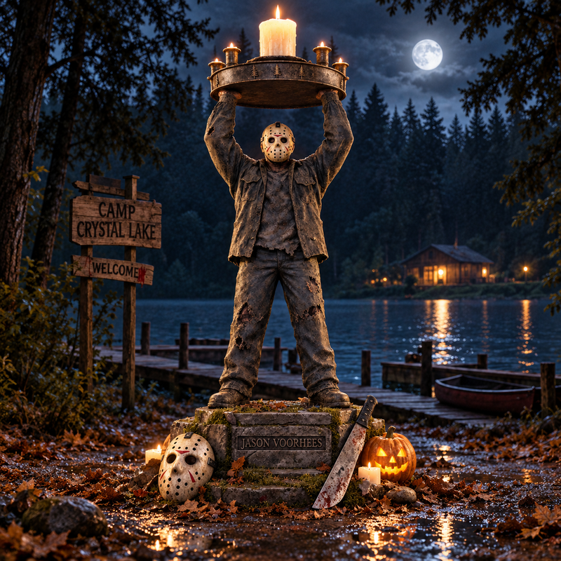 Crystal Lake Candle Holder