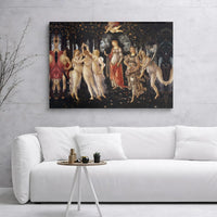 Sandro Botticelli Primavera Canvas Print | Renaissance Fine Art Wall Decor | Premium Gallery Wrapped Canvas | Elegant Gift for Art Historians