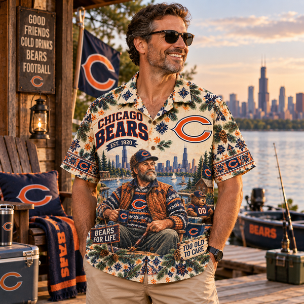 Chicago For Life Hawaiian Shirt - Detail