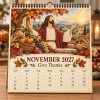 2027 Walking With Jesus Wall Calendar
