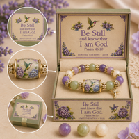 Hummingbird Garden Faith Bracelet