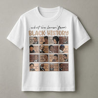 Black History Month T-Shirt | Inspirational African American Icons Graphic | Premium Cotton Unisex Tee | Gift for Educators & Students