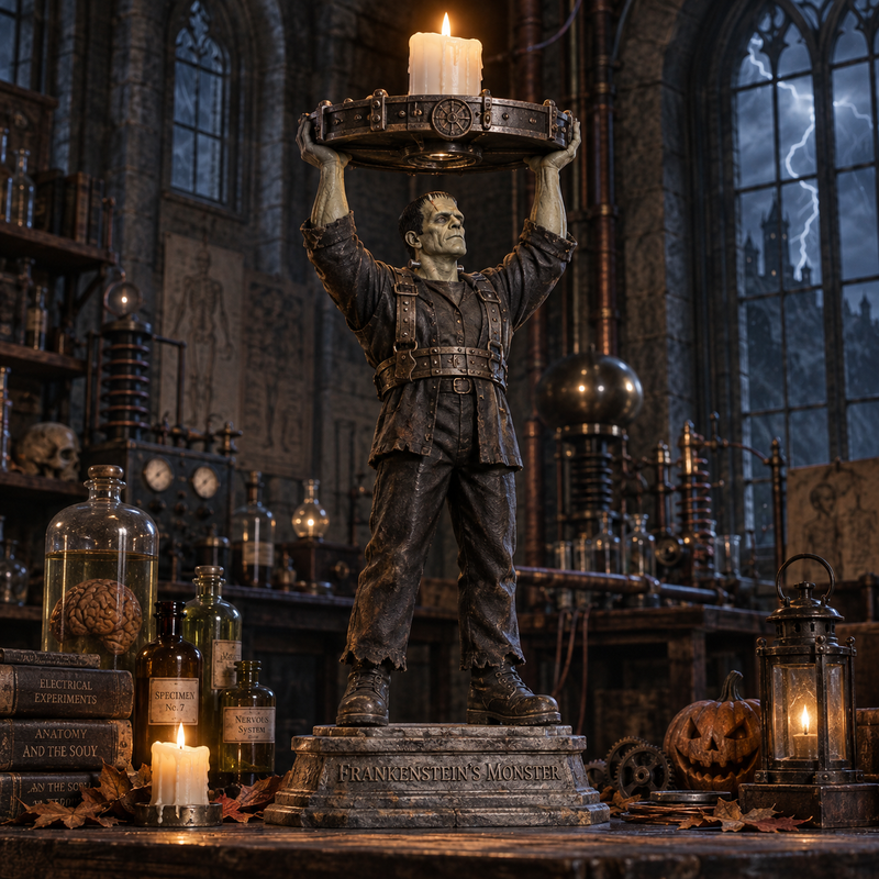 Frankenstein Monster Candle Holder