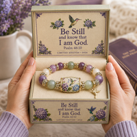Hummingbird Garden Faith Bracelet