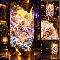 Laughing Pirate Resin Lamp