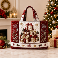 Christmas Quilted Tote Bag