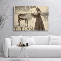 Sami People Canvas Print | Indigenous Culture Documentary Art | Premium Gallery Wrap Wall Decor | Educational Historical Gift for History Lovers