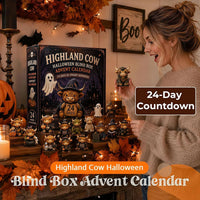Highland Cow Halloween Countdown Calendar