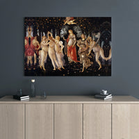 Sandro Botticelli Primavera Canvas Print | Renaissance Fine Art Wall Decor | Premium Gallery Wrapped Canvas | Elegant Gift for Art Historians