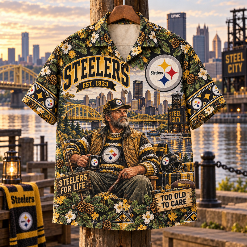 Pittsburgh For Life Hawaiian Shirt